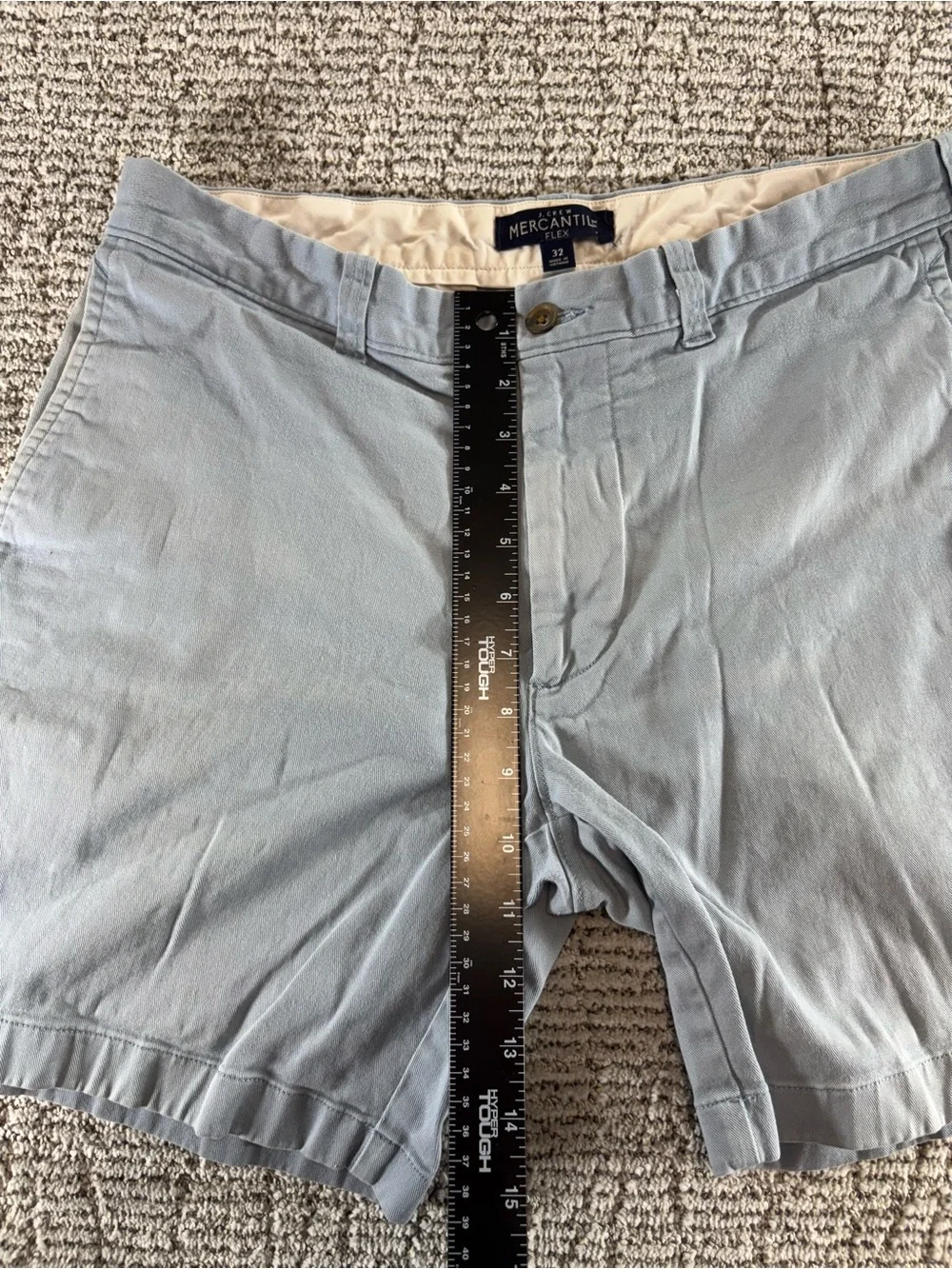 J. Crew Mercantile Flex Men’s Size 32 Light Blue Chino Shorts‎